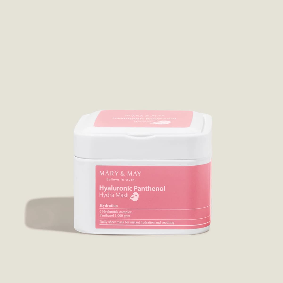 mary & may Hyaluronic Panthenol Hydra Mask - 400g*30sheets