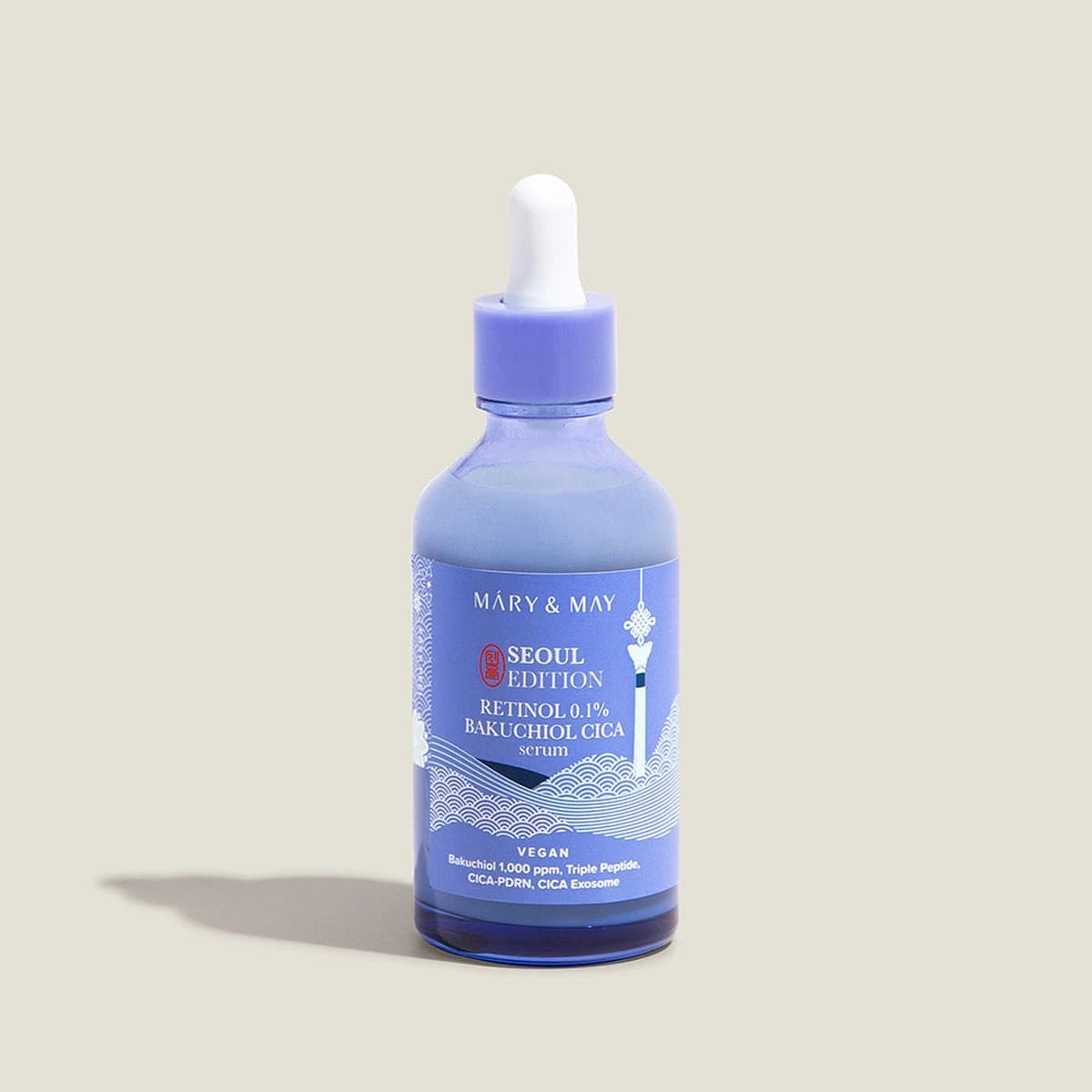 mary & may Retinol 0.1% Bakuchiol Cica Serum - 80mL