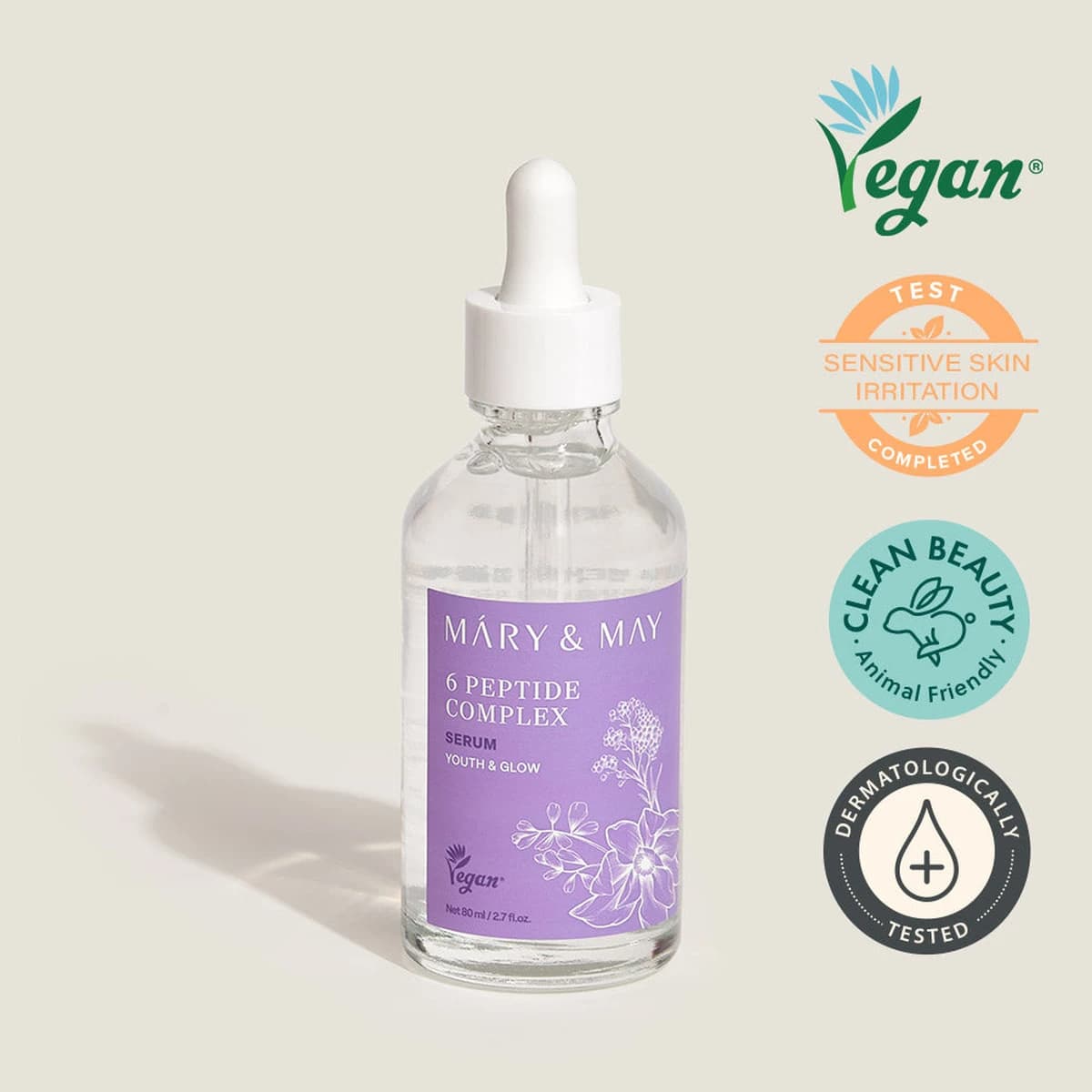 mary & may 6 Peptide Complex Serum - 80mL