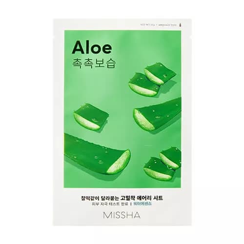 MISSHA Airy Fit Sheet Mask [Aloe] 19G*20Ea