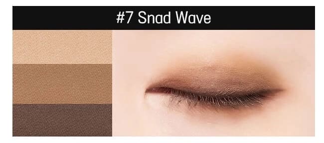 MISSHA Triple Shadow [No.7/Sand Wave] 2g