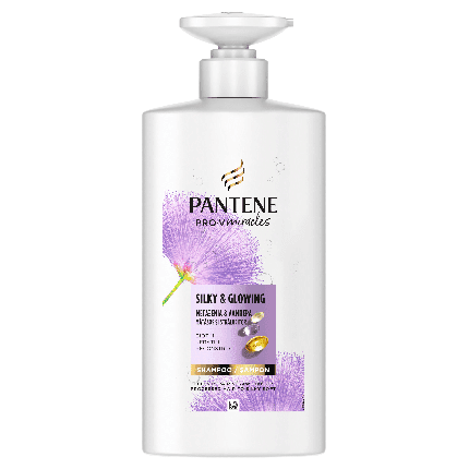 Pantene Silk & Glowing Shampoo 500ml