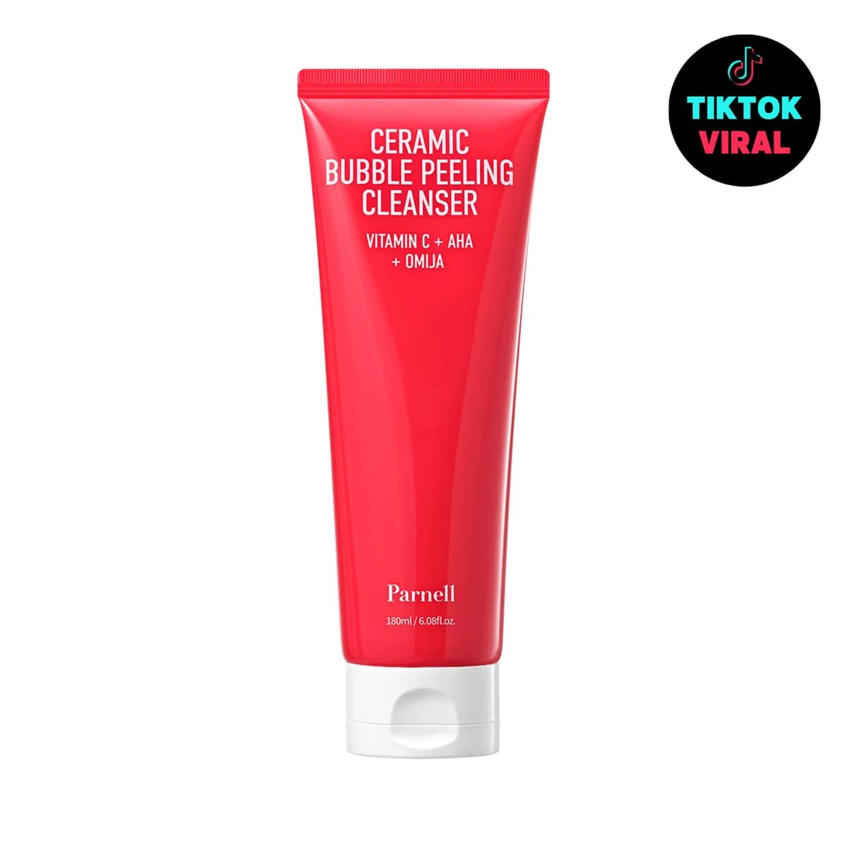 parnell BEST Aha Omija Ceramic Bubble Peeling Cleanser - 180mL