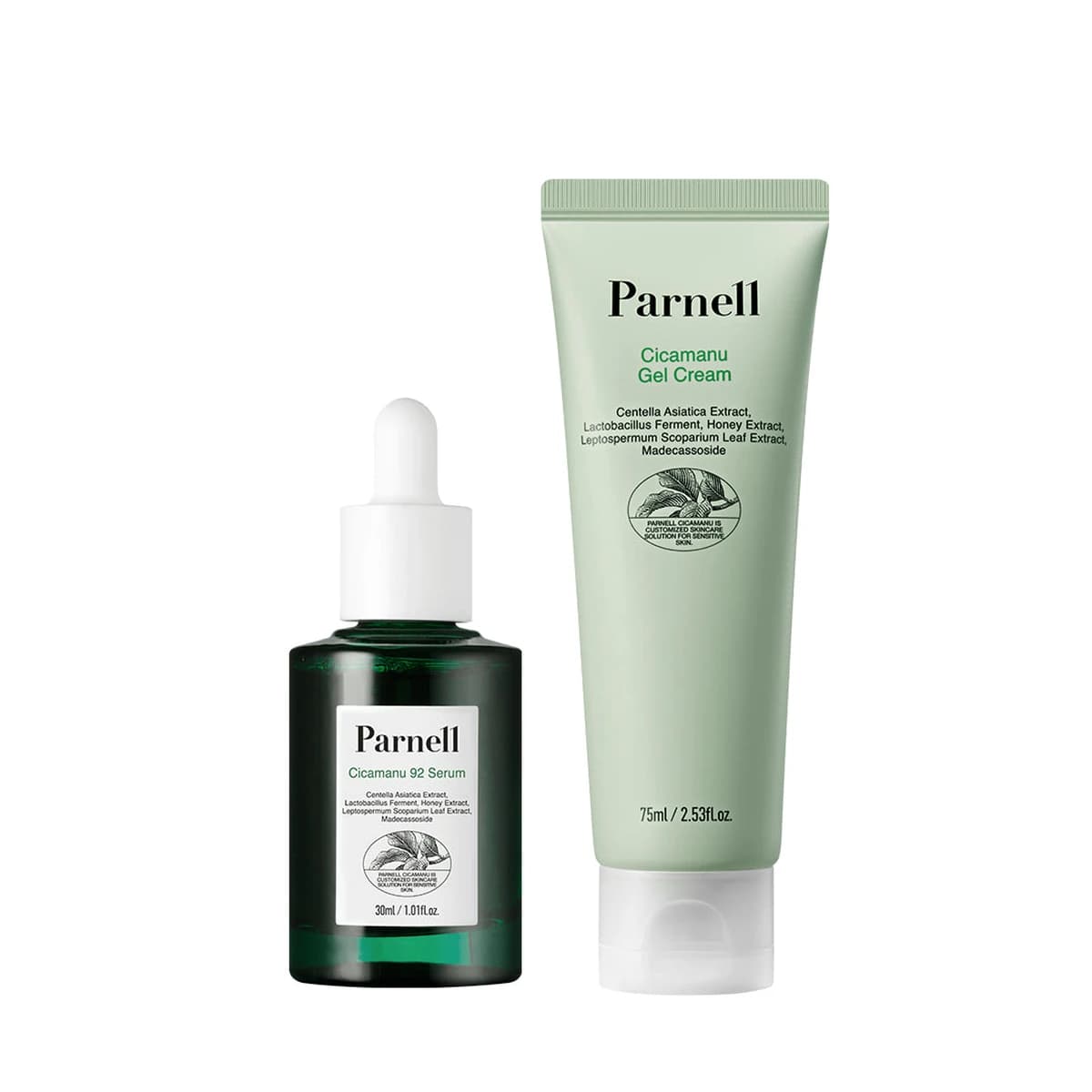 parnell Cicamanu Calming Duo - 30mL + 75mL