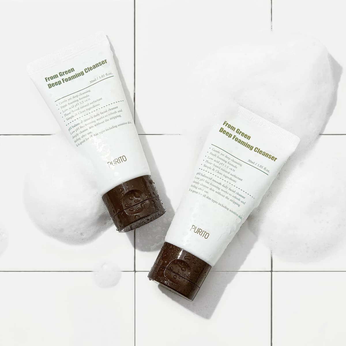 purito From Green Deep Foaming Cleanser - 30mL