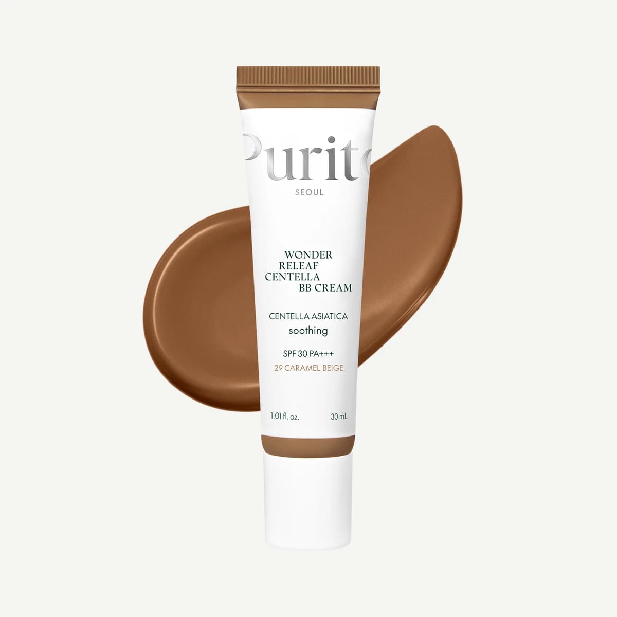purito Wonder Releaf Centella BB Cream - 29 Caramel Beige - 30mL