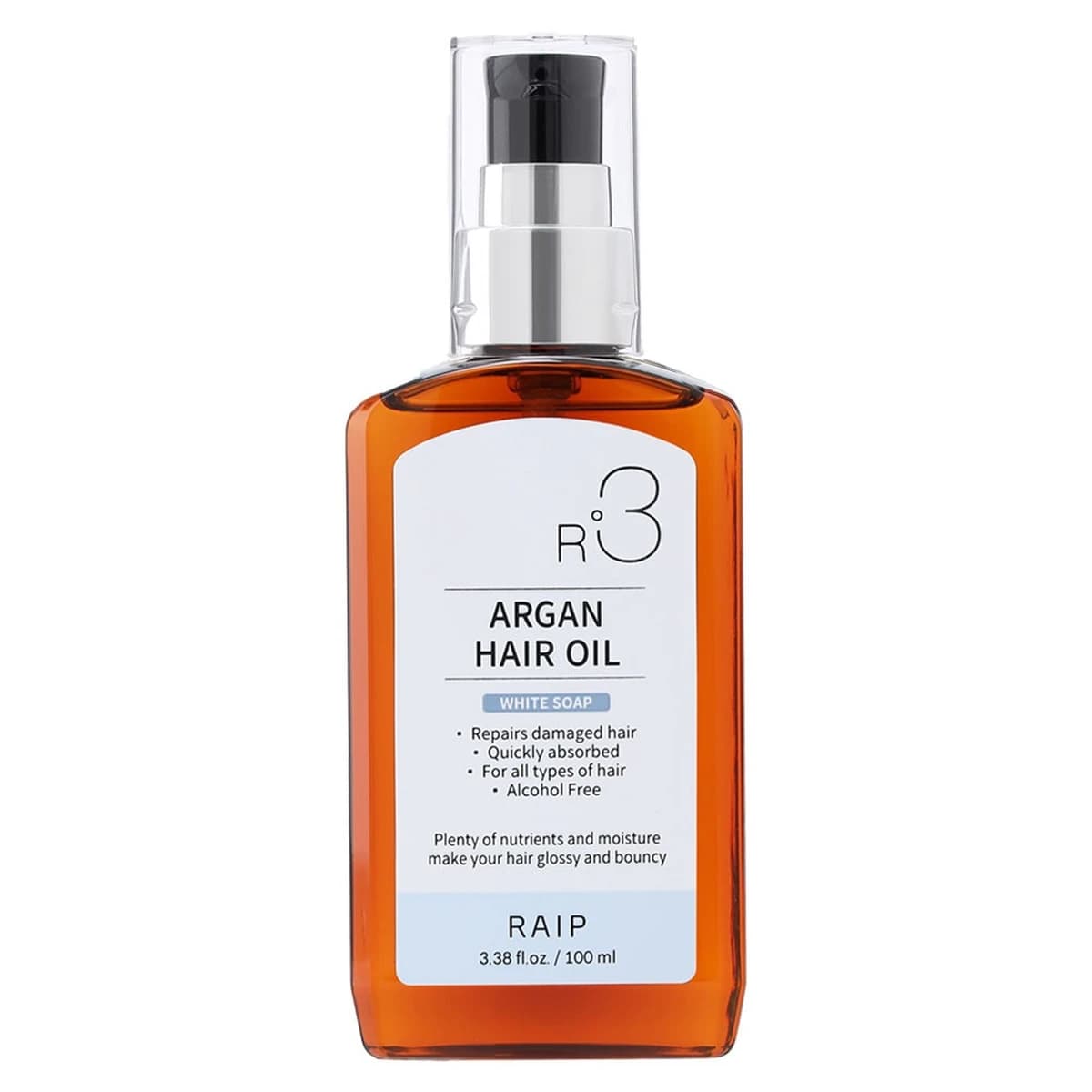 raip R3 Argan Hair Oil 100ml [White Soap]
