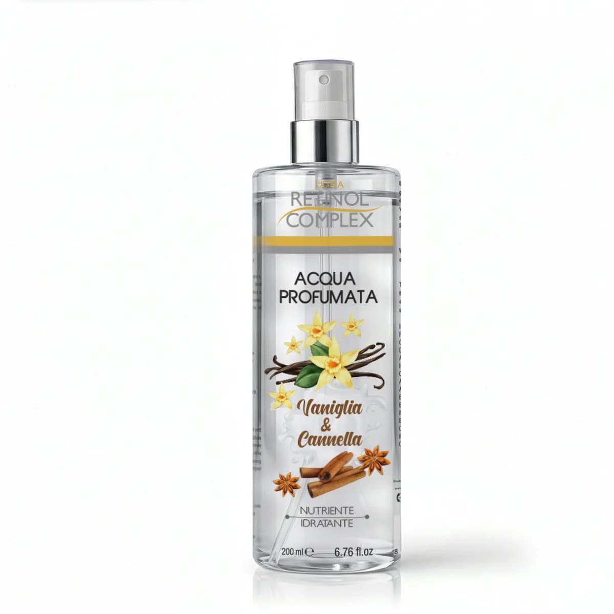 Retinol Complex VANIGLIA E CANNELLA ACQUA PROFUMATA 200ml