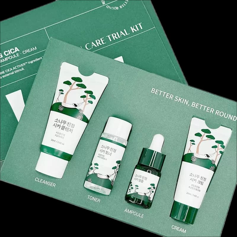 Round Lab Pine Calming Cica Trial Kit