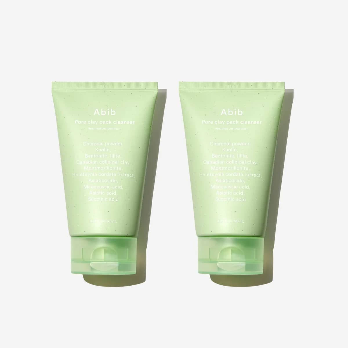 Abib Pore clay pack cleanser Heartleaf charcoal foam - Double