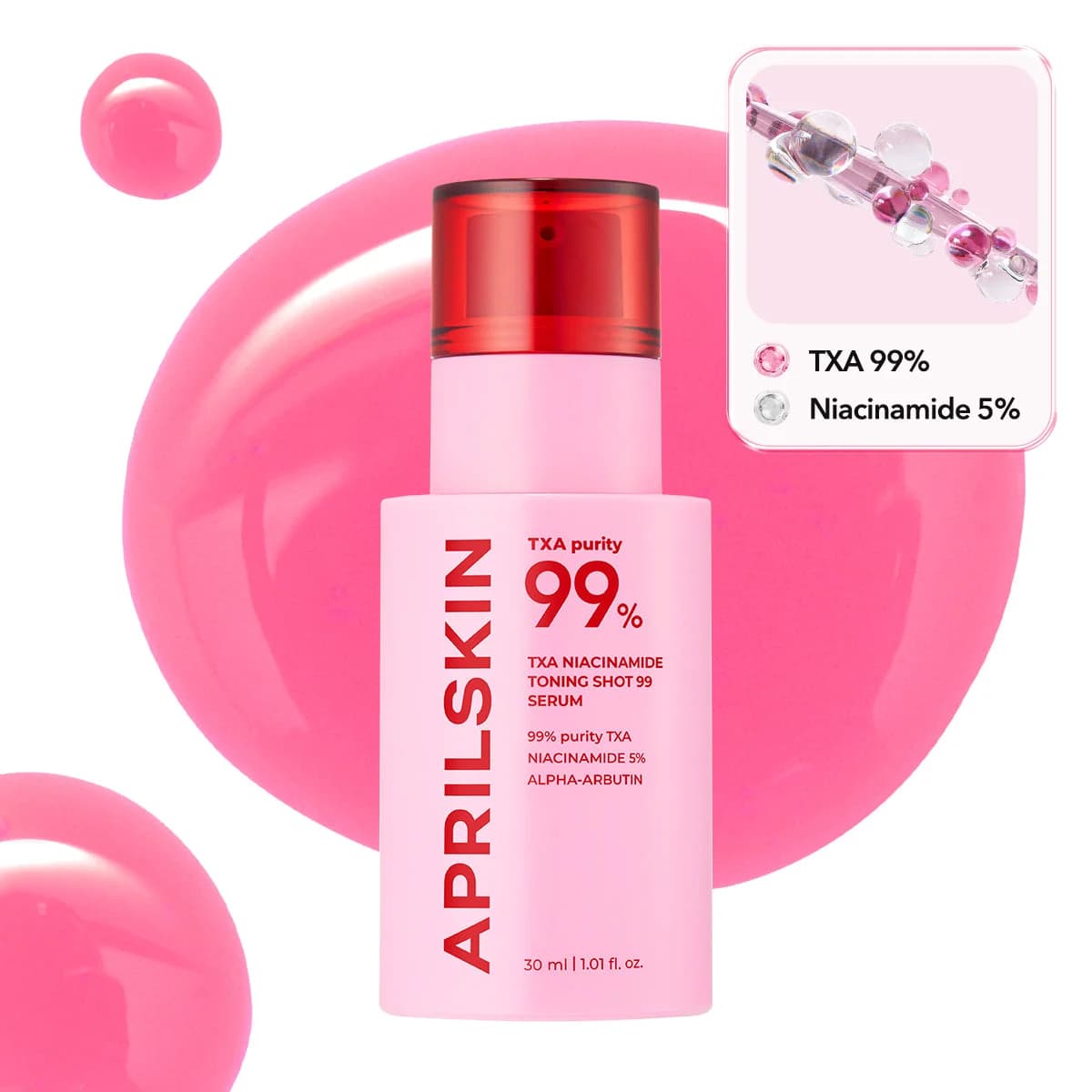 Aprilskin TXA Niacinamide Toning Shot 99 Spicule Serum - Serum