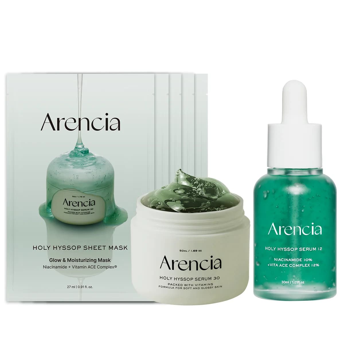 Arencia Anti-Aging Essentials: Arencia Hyssop Collection