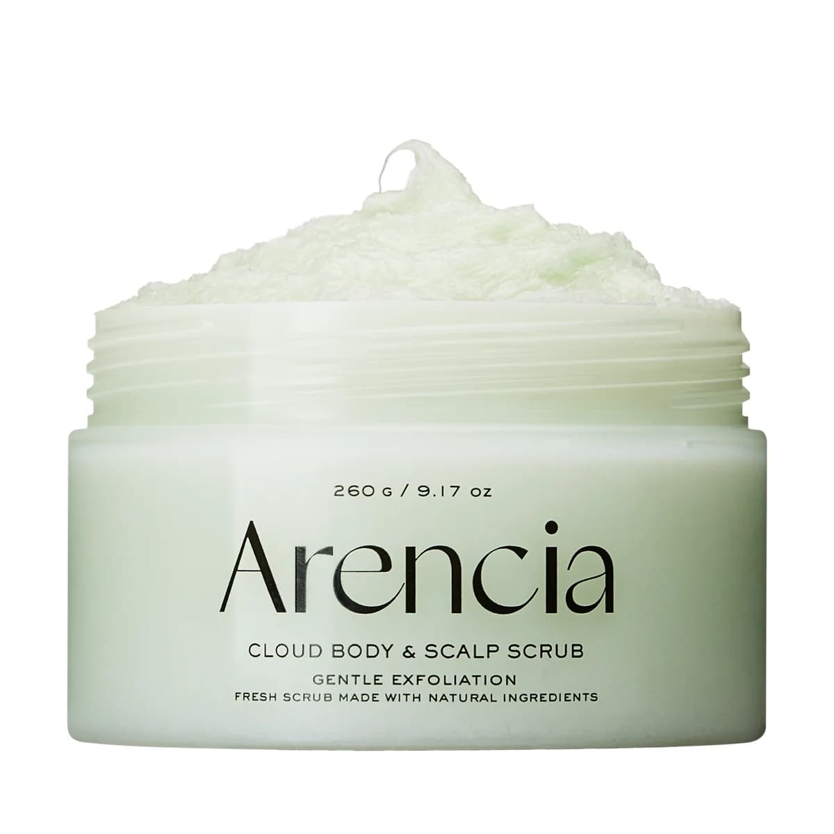 Arencia Fresh Cloud Sea Salt Body & Scalp Scrub (Green)