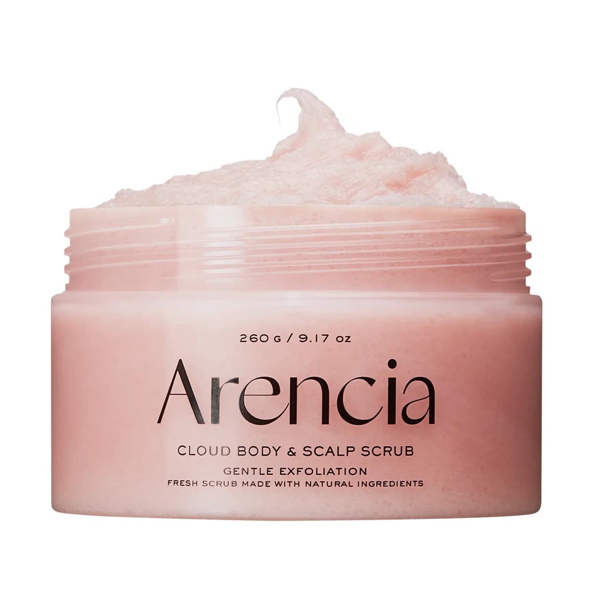 Arencia Fresh Cloud Sea Salt Body & Scalp Scrub (Pink)