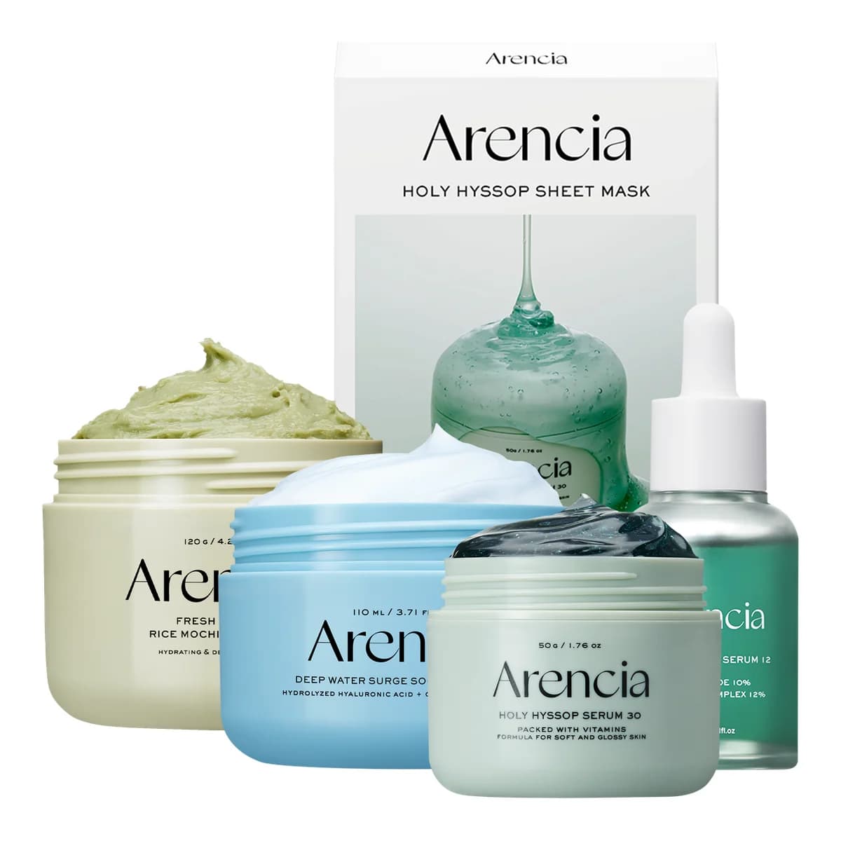 Arencia Glass Skin Renewal Set - Spotless Skin 5-Step Routine