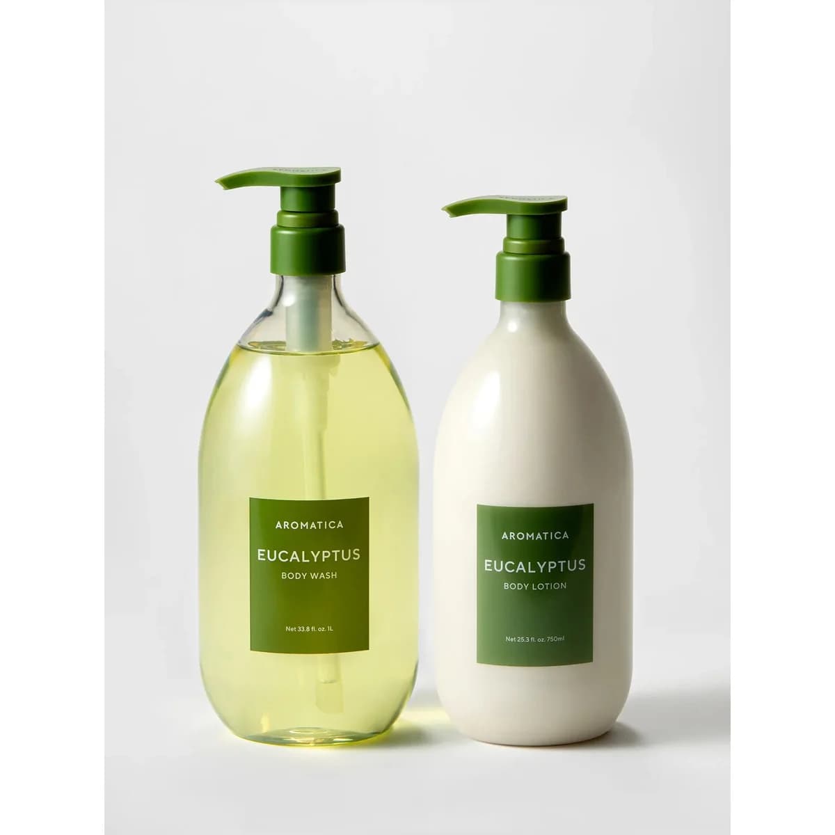 Aromatica Eucalyptus Body Wash 1l & Body Lotion 750ml Set