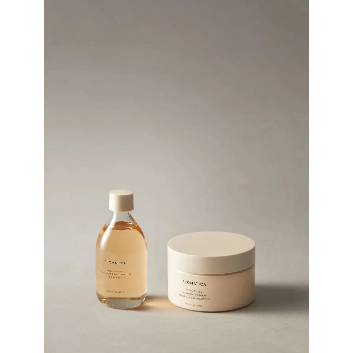 Aromatica Mellowness Cream 200g & Oil 100ml Set