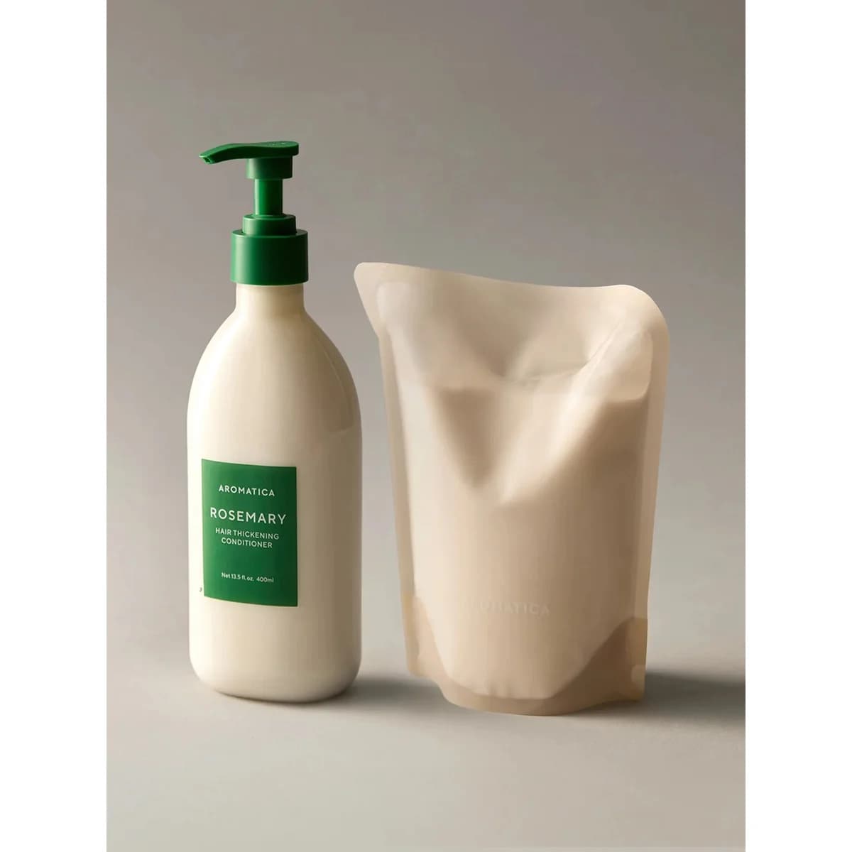 Aromatica Rosemary Hair Thickening Conditioner 400ml & Refill 500ml