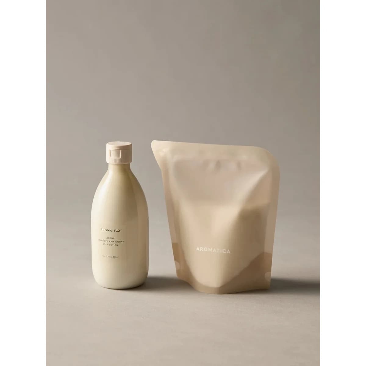 Aromatica Serene Body Lotion Lavender & Majoram 300ml & Refill 300ml