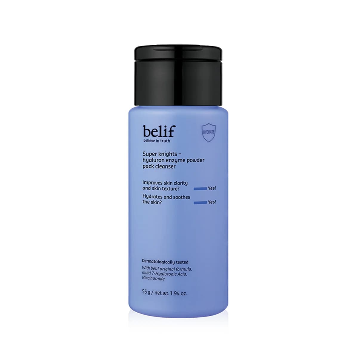 belif Super knights - hyaluron enzyme powder pack cleanser - 55g