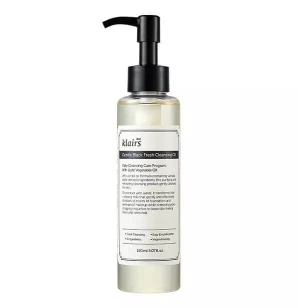 Dear Klairs Gentle Black Fresh Cleansing Oil 150ml