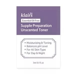 Dear Klairs Supple Preparation Unscented Toner 3ml