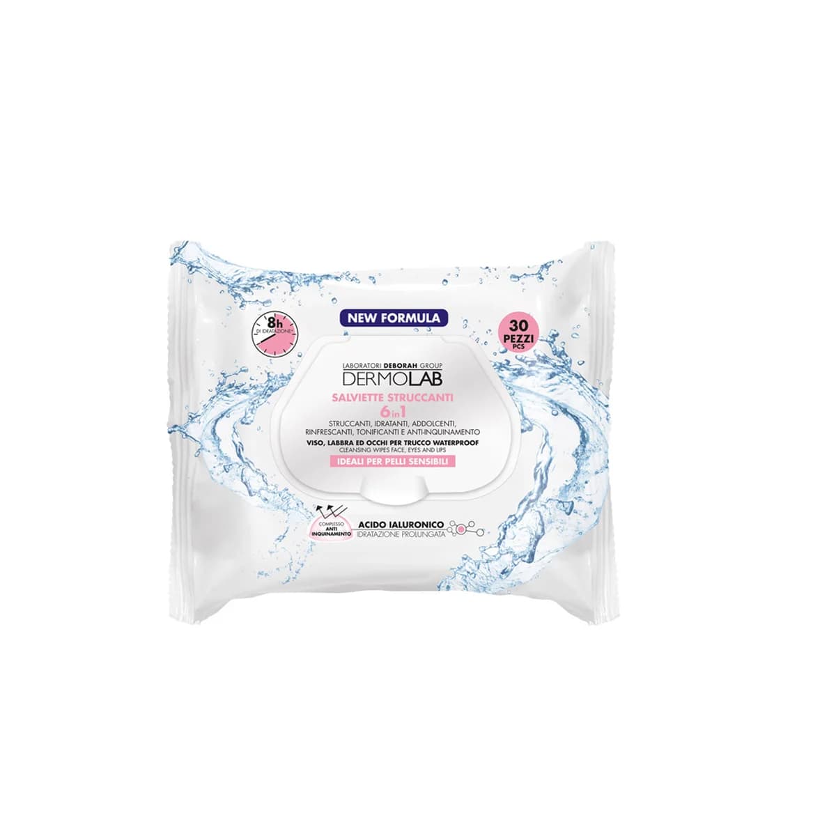 Deborah Milano 6 IN 1 CLEANSING WIPES ANTI POLLUTION