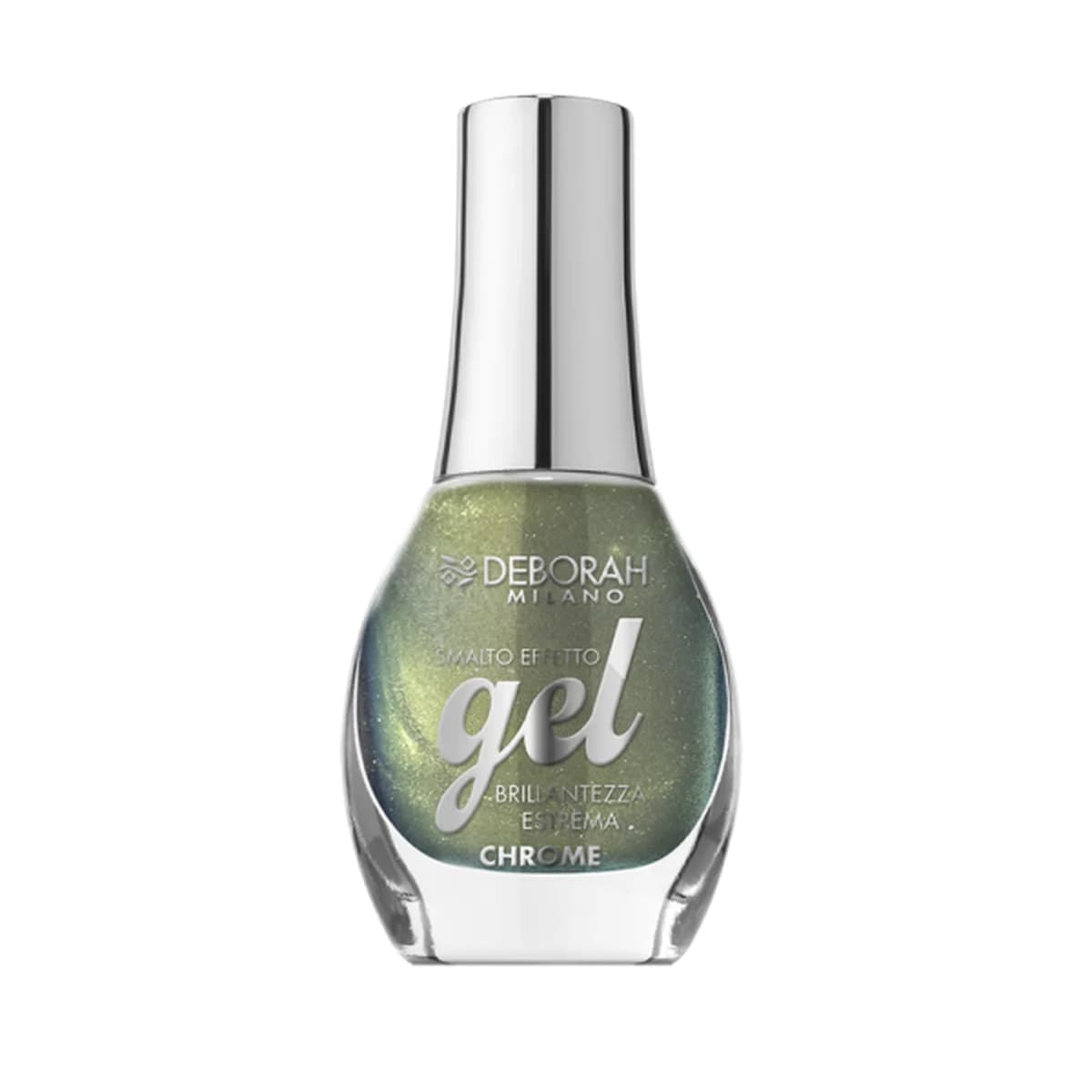 Deborah Milano CHROME GEL EFFECT NAIL POLISH - LUX GREEN 04