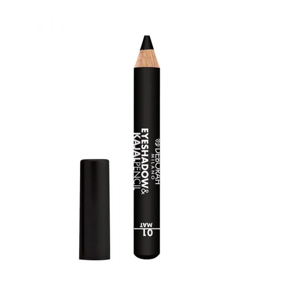 Deborah Milano EYESHADOW&KAJAL PENCIL - Black Finish Mat 1