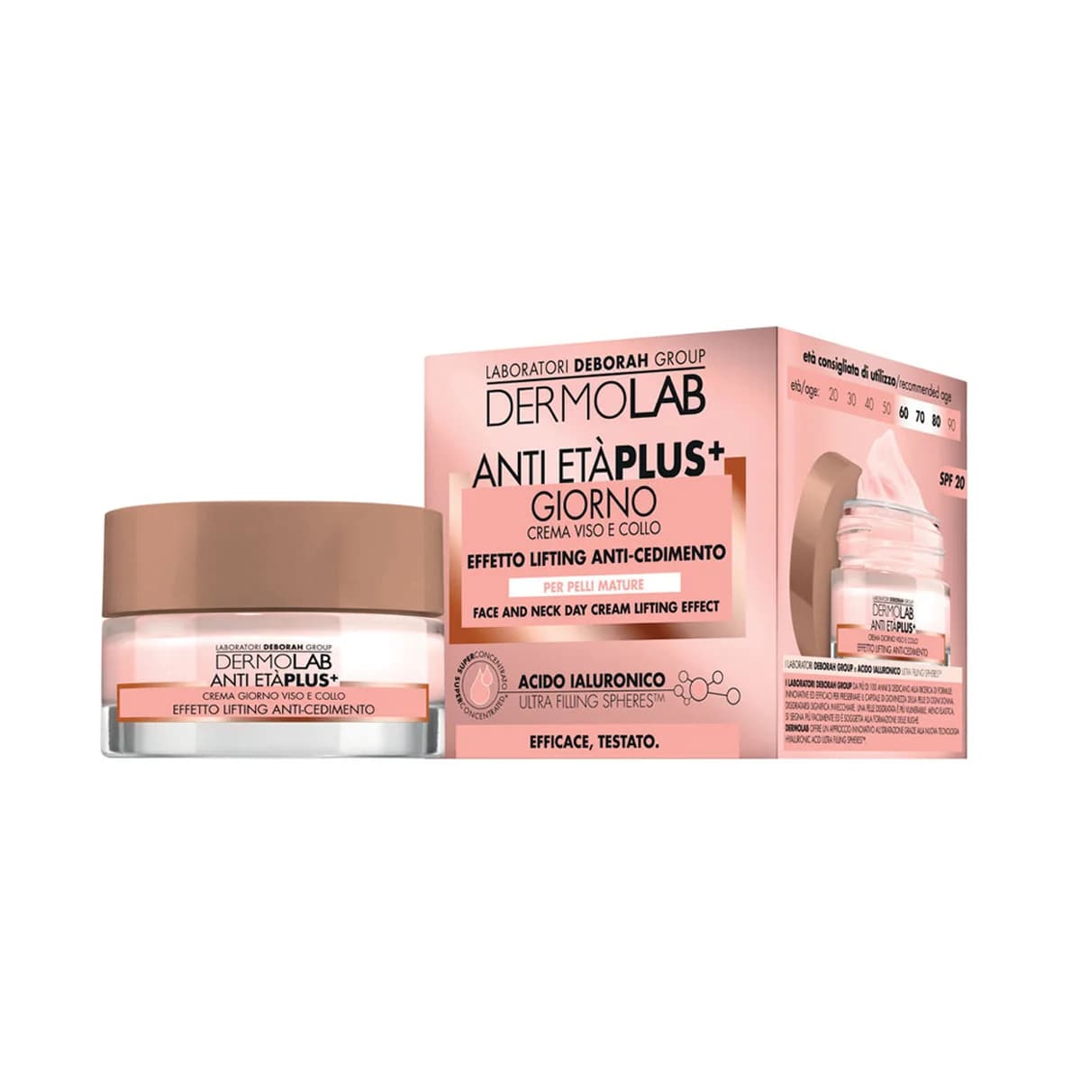 Deborah Milano FACE AND NECK DAY CREAM, LIFTING AND ANTI-SAGGING EFFECT