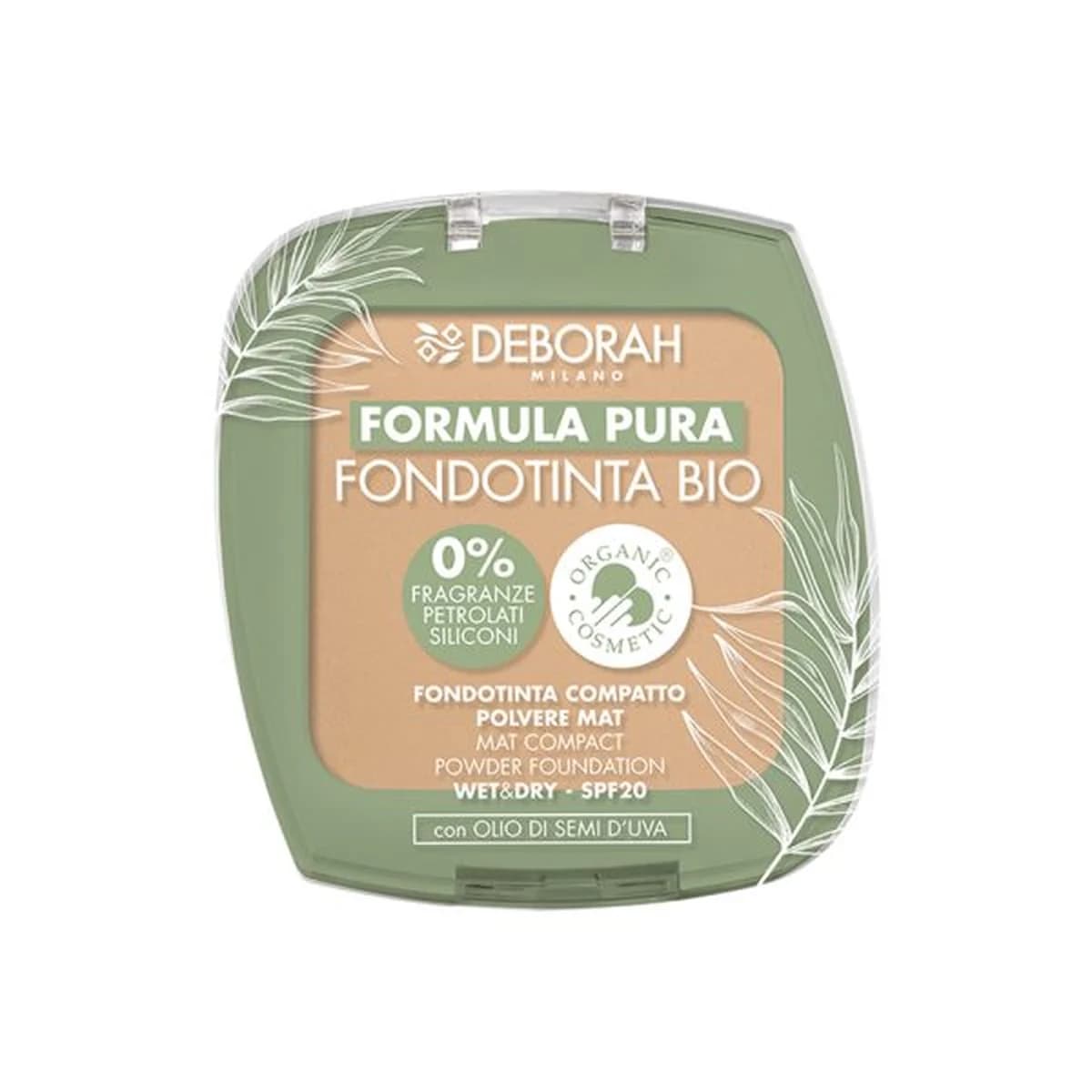 Deborah Milano FORMULA PURA ORGANIC COMPACT POWDER FOUNDATION - 2-Natural