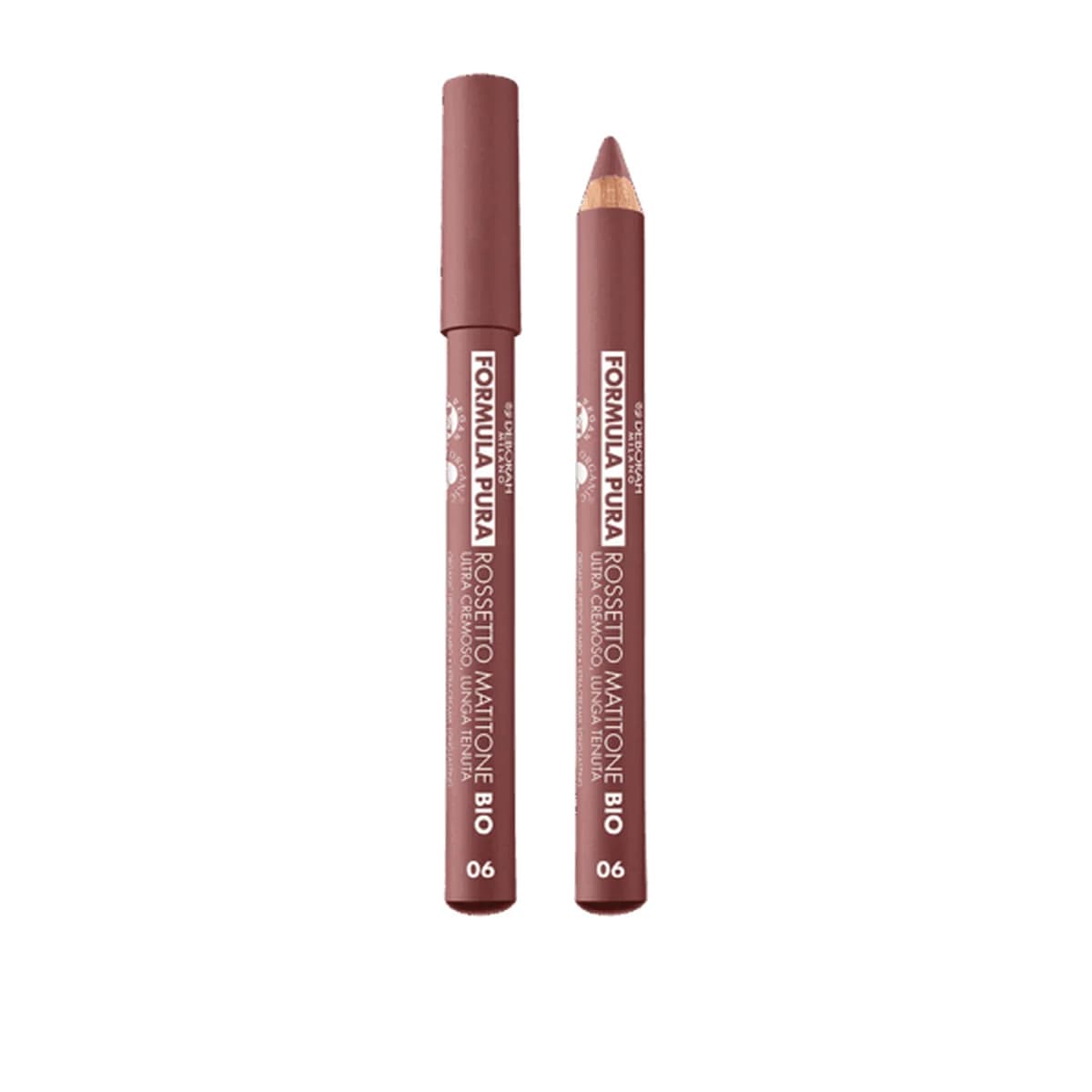 Deborah Milano FORMULA PURA ORGANIC CREAMY LIP LINER - soft-brown-06