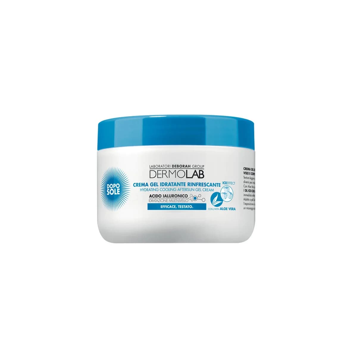 Deborah Milano hydrating cooling aftersun gel cream face and body