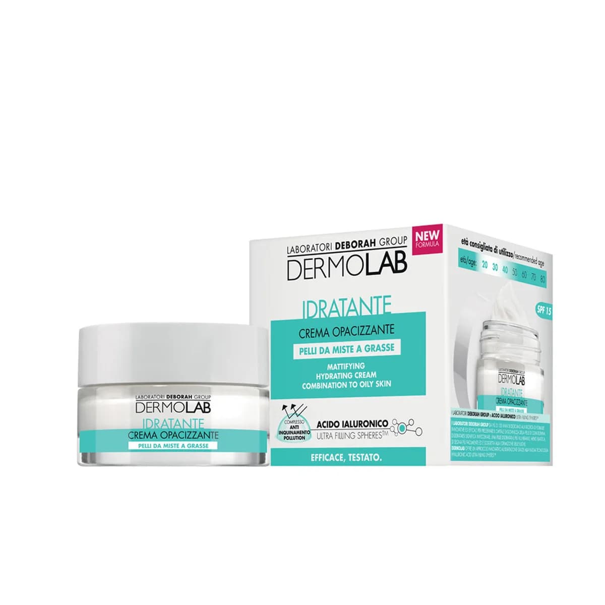 Deborah Milano MATTIFYING HYDRATING CREAM SPF 15