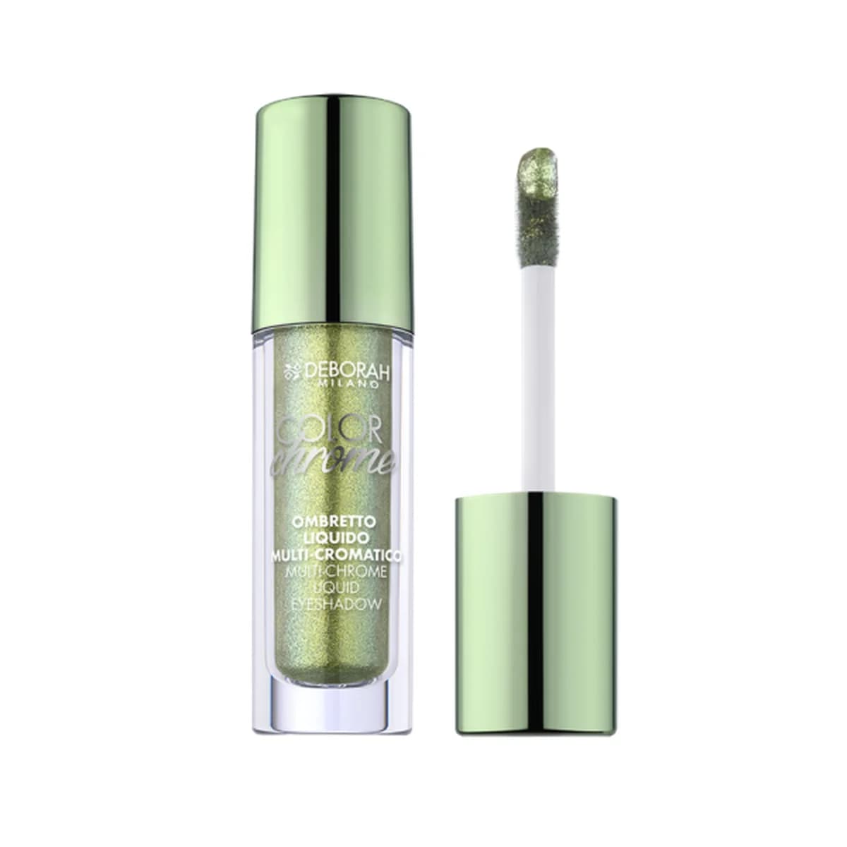 Deborah Milano MULTI-CHROME LIQUID EYESHADOW - LUX GREEN 04
