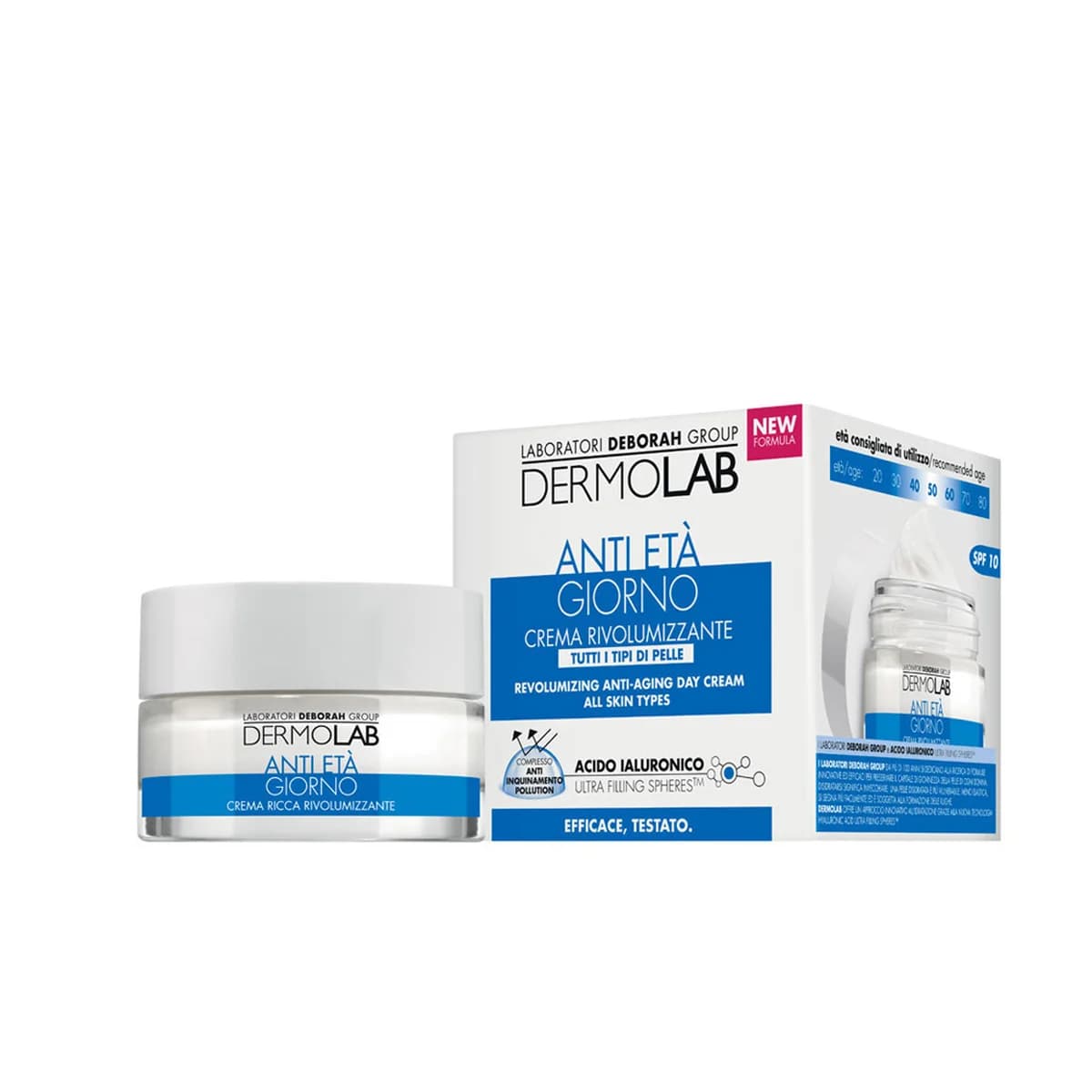 Deborah Milano REVOLUMIZING ANTI-AGING DAY CREAM SPF 10