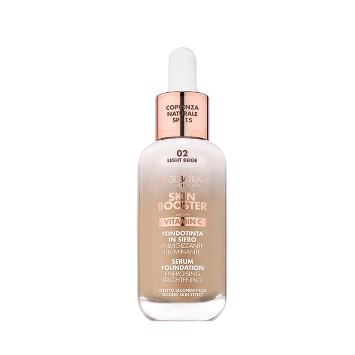 Deborah Milano SKIN BOOSTER SERUM FOUNDATION - 2 Light Beige