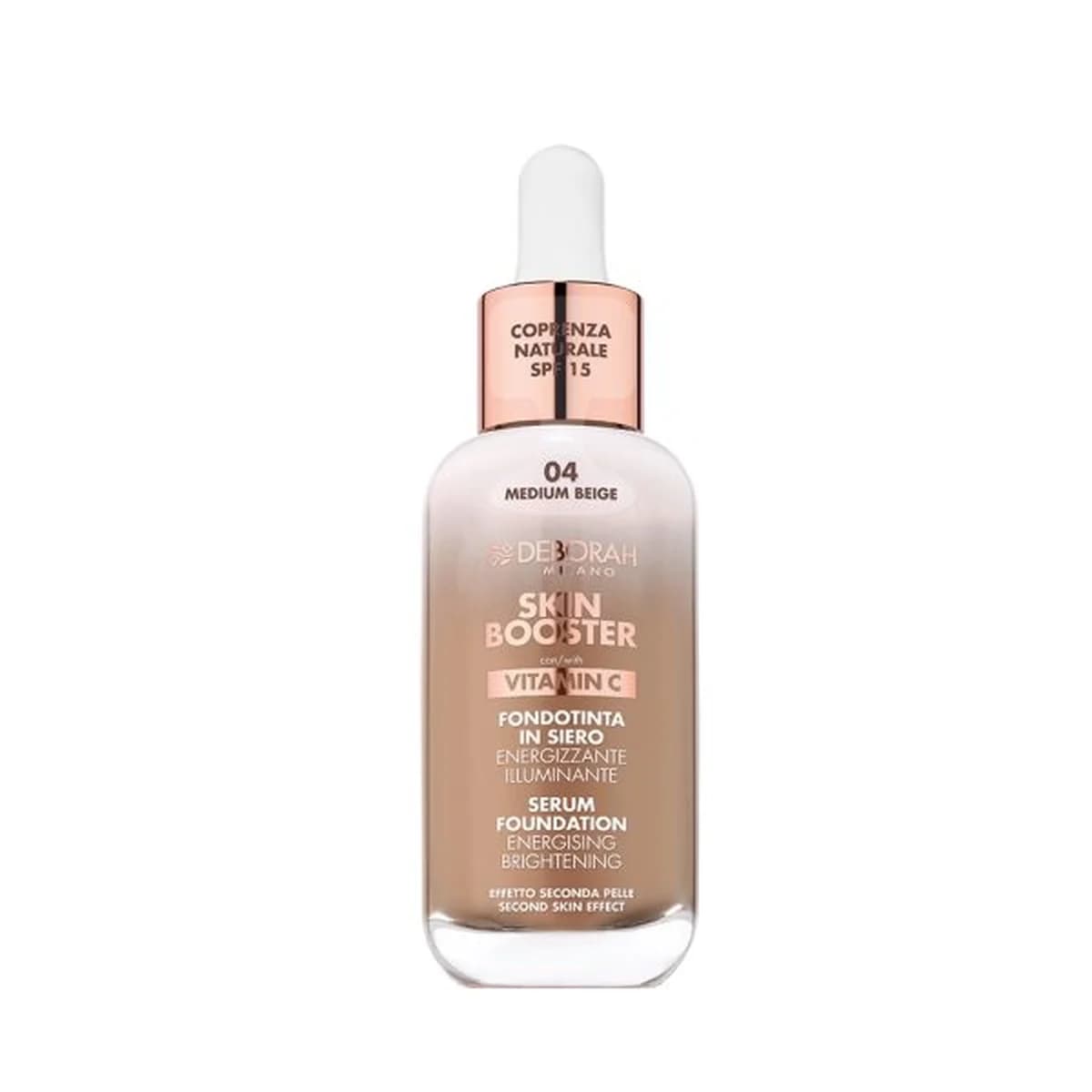 Deborah Milano SKIN BOOSTER SERUM FOUNDATION - 4 Medium Beige