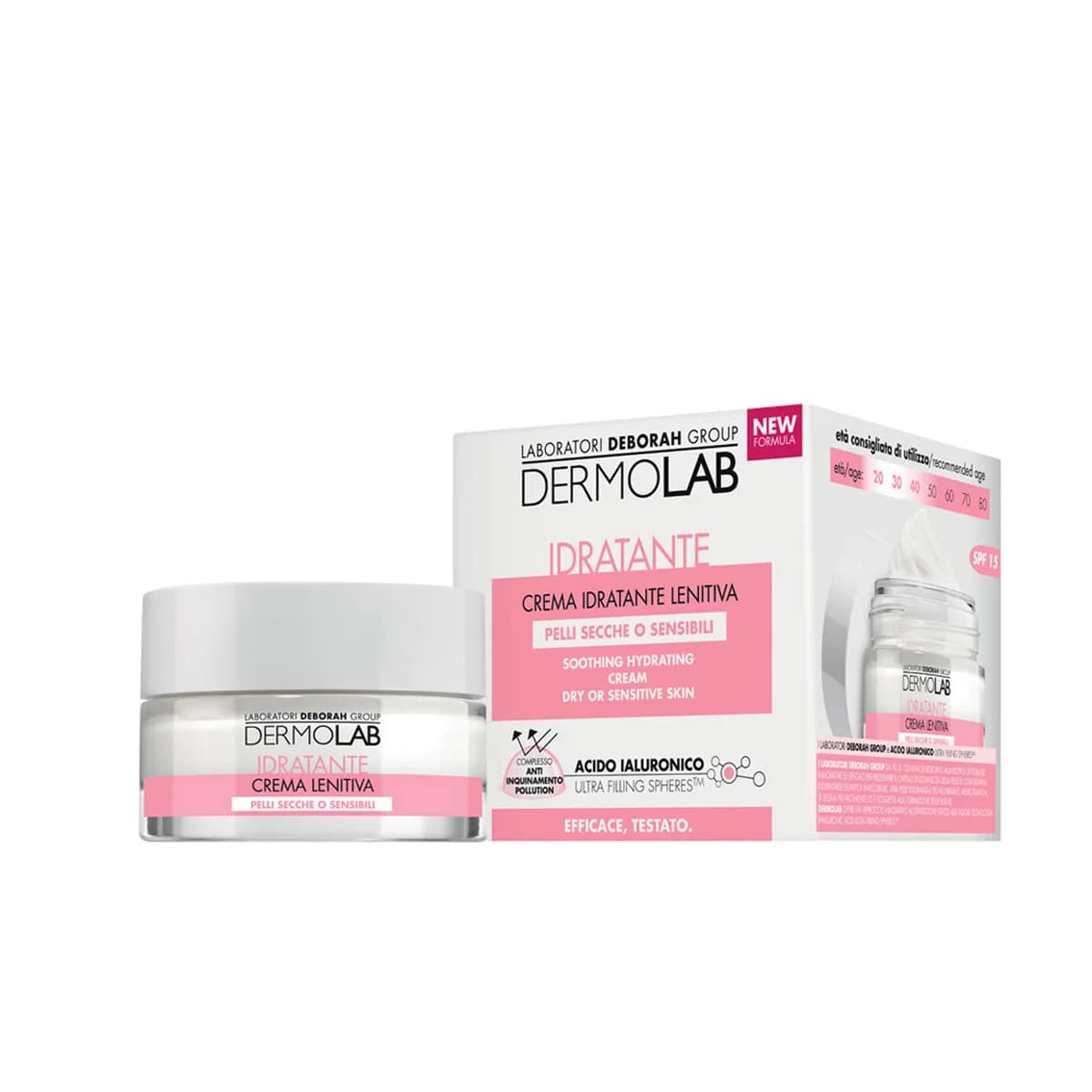 Deborah Milano SOOTHING HYDRATING CREAM SPF 15