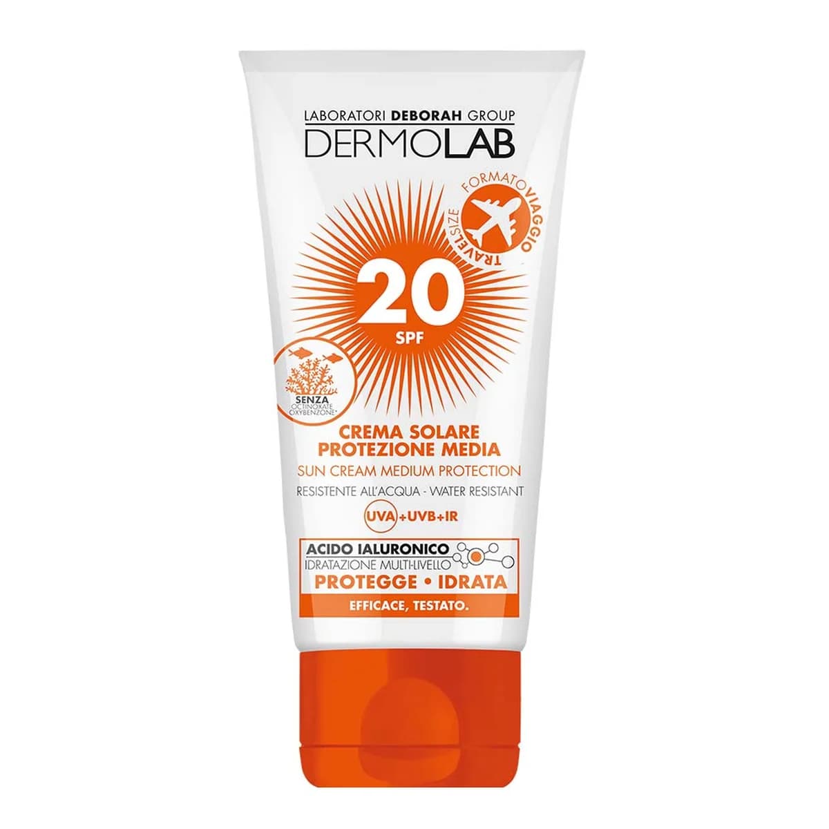 Deborah Milano SUN CREAM MEDIUM PROTECTION SPF 20 – FACE AND BODY