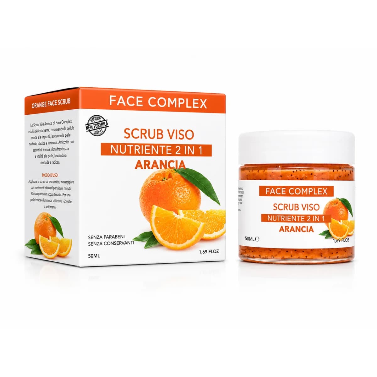 Face Complex scrub 2in1 viso&labbra Arancia 50ml