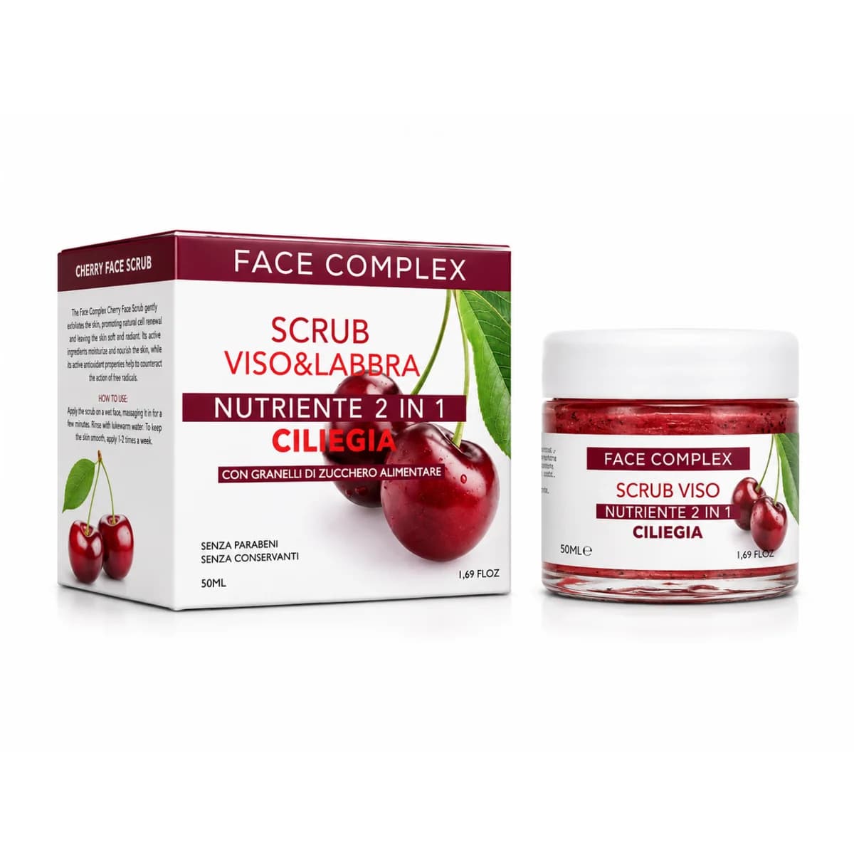 Face Complex scrub 2in1 viso&labbra Ciliegia 50ml