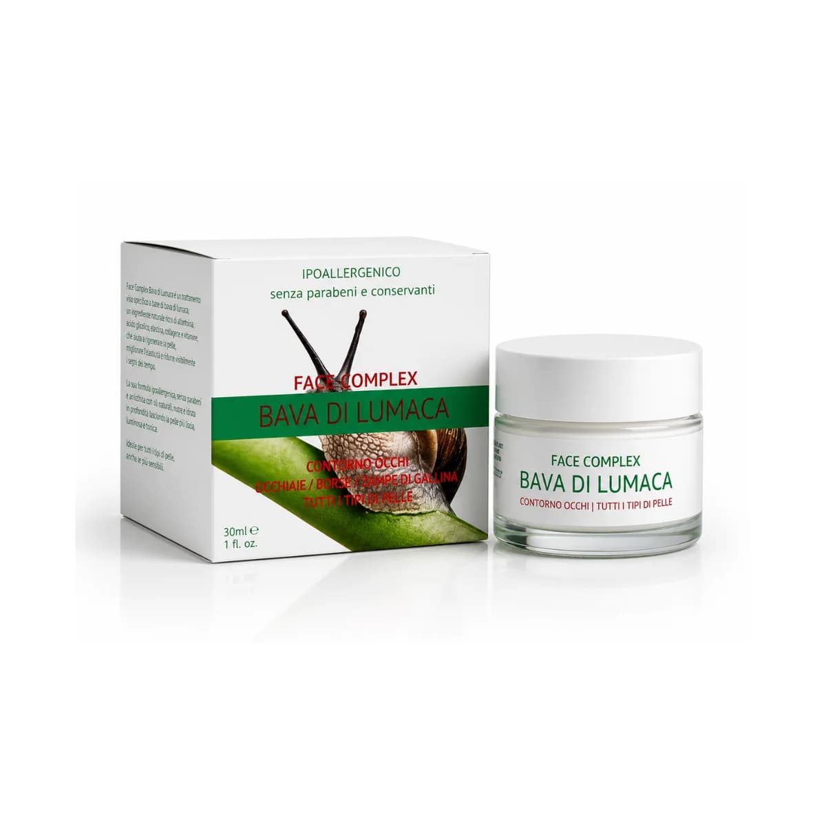 Face Complex contorno occhi bava di lumaca 30ml