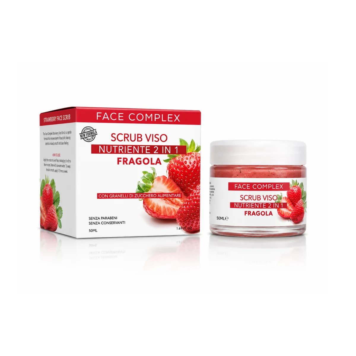 Face Complex scrub 2in1 viso&labbra Fragola 50ml