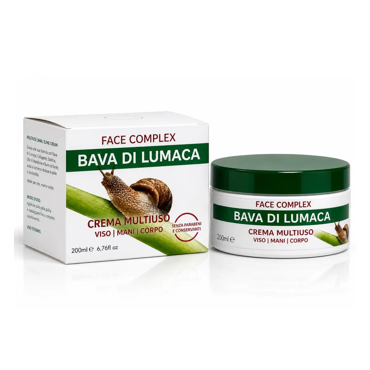 Face Complex crema multiuso bava di lumaca 200ml