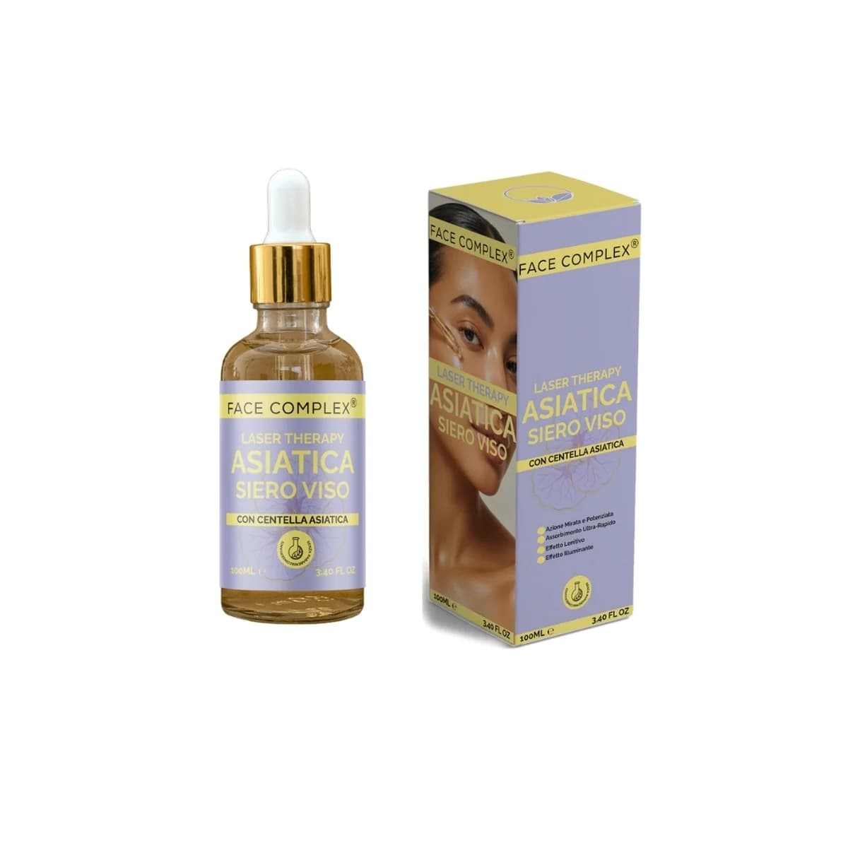 Face Complex LASER THERAPY ASIATICA CON CENTELLA ASIATICA SIERO VISO 100ML