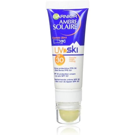 Garnier Ambre Solaire UV Ski 2-in-1 Face Cream + Lip Stick SPF 30