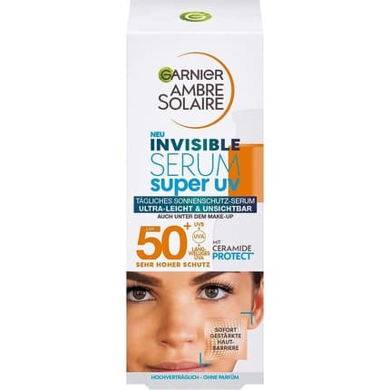 Garnier Ambre Solaire Invisible Serum Super UV Sun Protection Serum 30ml