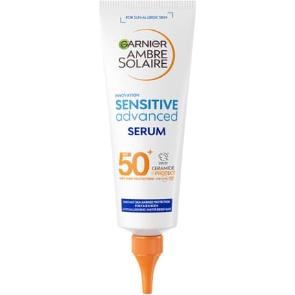 Garnier Ambre Solaire Sensitive Advanced Serum SPF50 Body Sunscreen 125ml