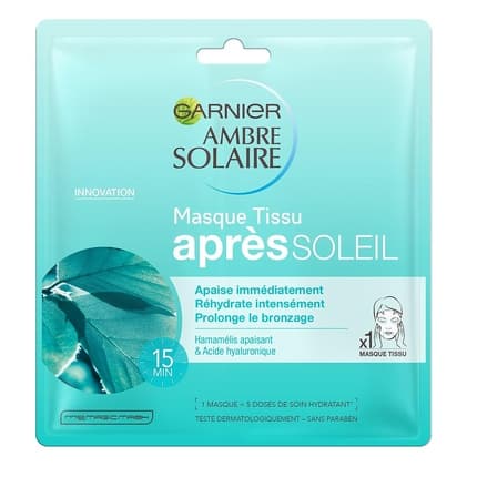 Garnier Ambre Solaire Moisturizing & Regenerating Face Sheet Mask
